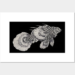 Fungus fish Posters and Art